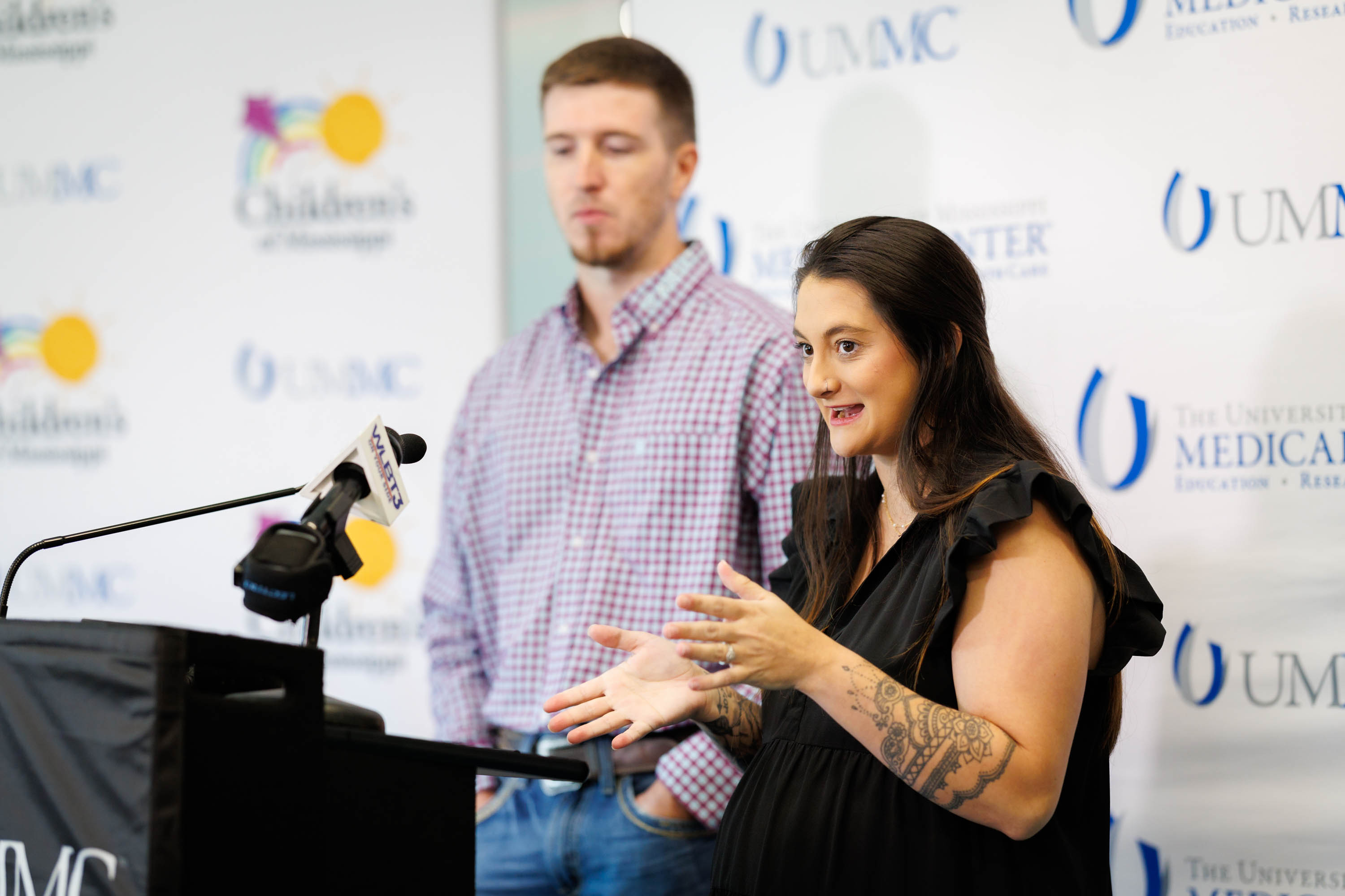 Parents Ashley and Tyler Meyers of Laurel, Mississippi.