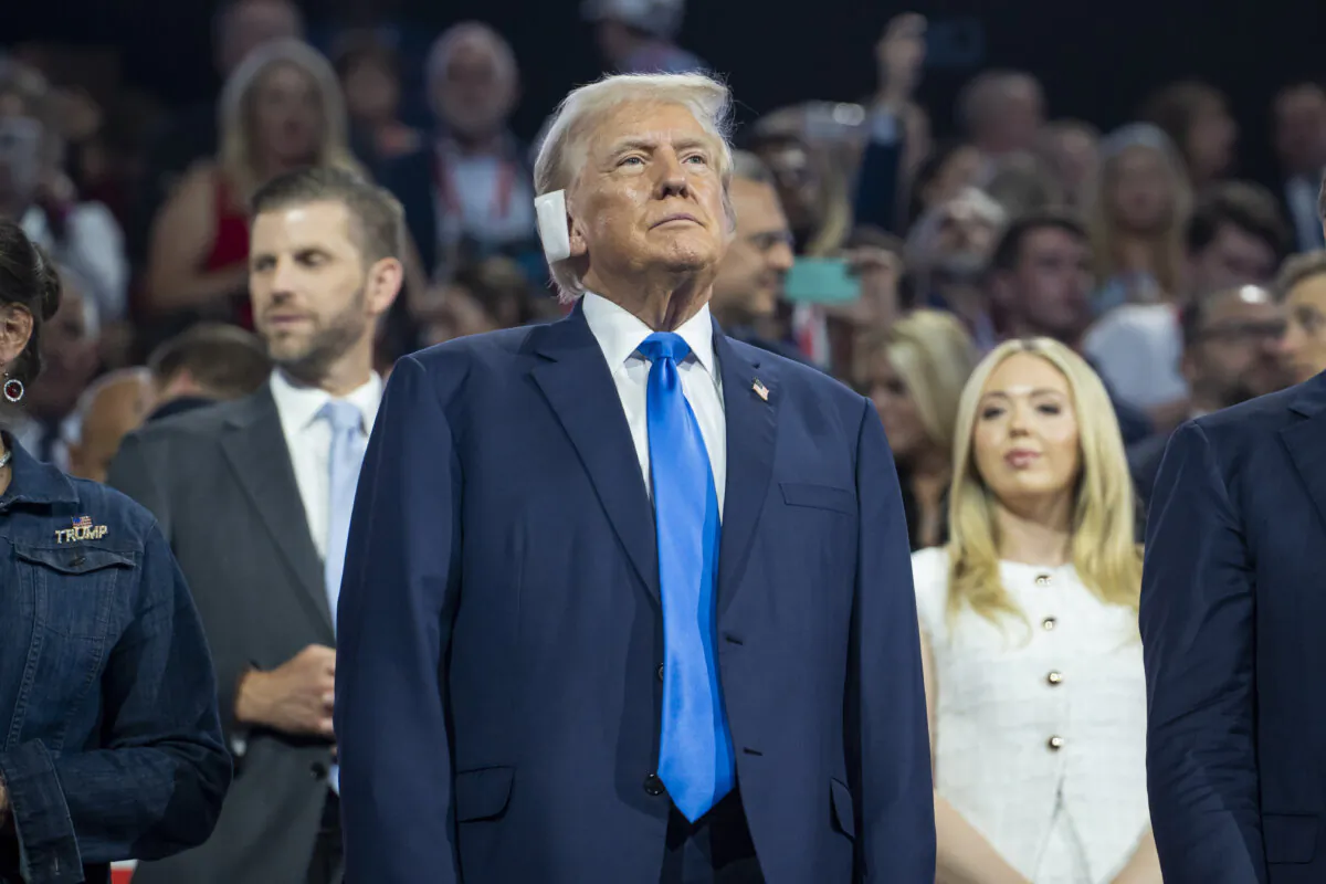Former President Donald J. Trump attends the Republican National Convention (RNC) in Milwaukee, Wis., on July 16, 2024. (Madalina Vasiliu/The Epoch Times)