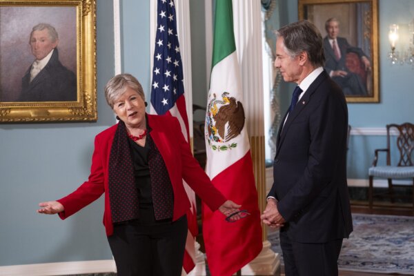 Blinken Meets With Mexican Foreign Secretary Alicia Barcena