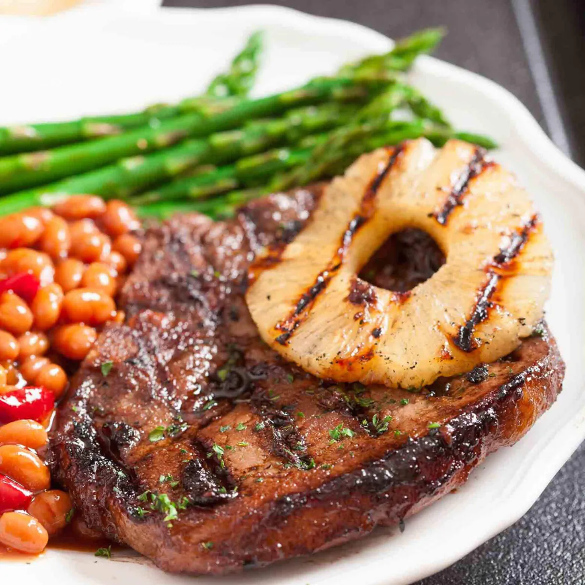 The marinade works great with either an outdoor grill or an indoor iron grill for the most succulent and juicy pork chops. (Courtesy of Amy Dong)