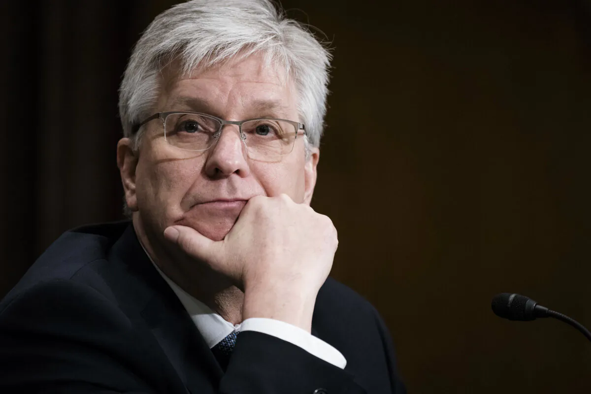 WASHINGTON, DC - FEBRUARY 13: Christopher Waller testifies before the Senate Banking, Housing and Urban Affairs Committee during a hearing on their nomination to be member-designate on the Federal Reserve Board of Governors on February 13, 2020 in Washington, DC. (Photo by Sarah Silbiger/Getty Images)