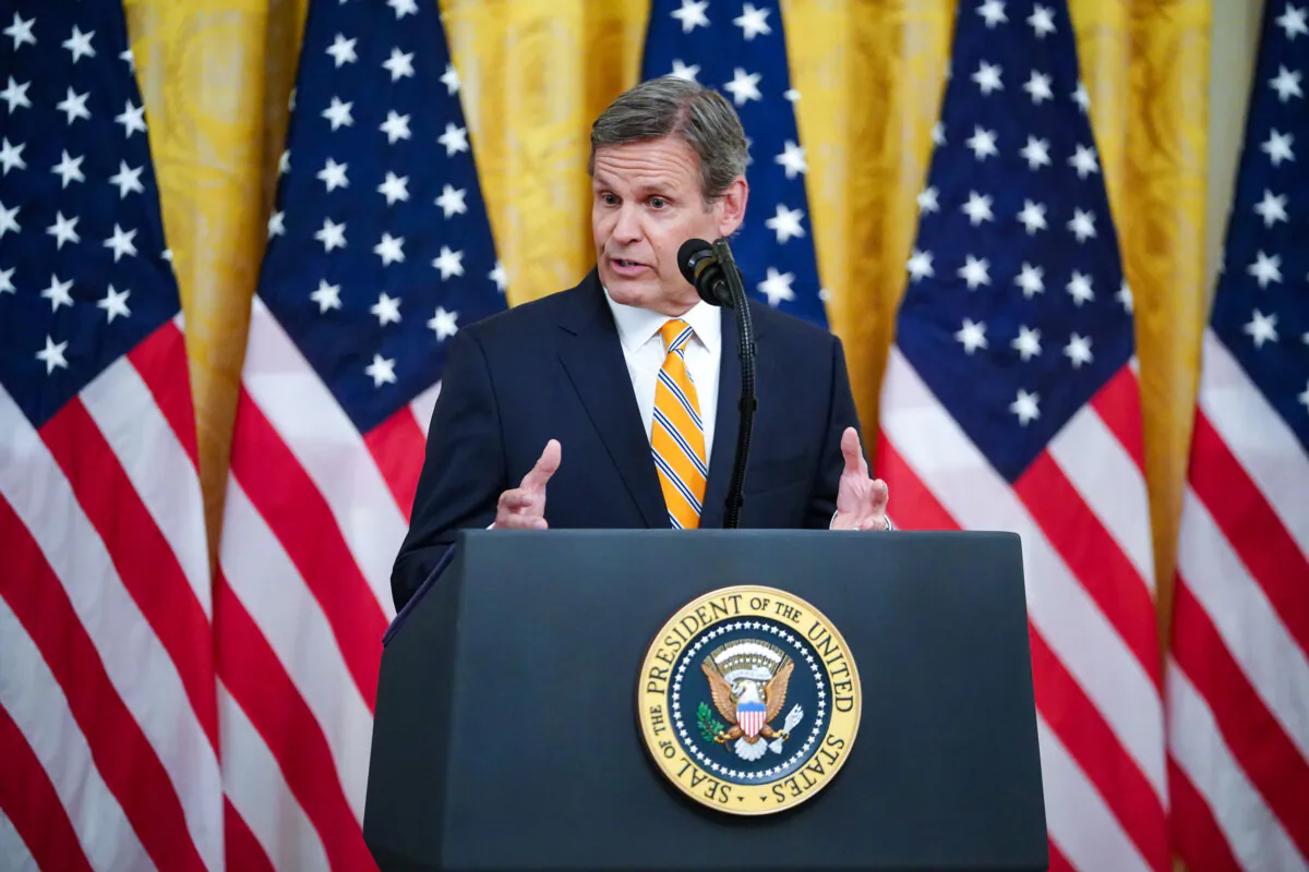 Tennessee Gov. Bill Lee at the White House on April 30, 2020. (Mandel Ngan/AFP via Getty Images)