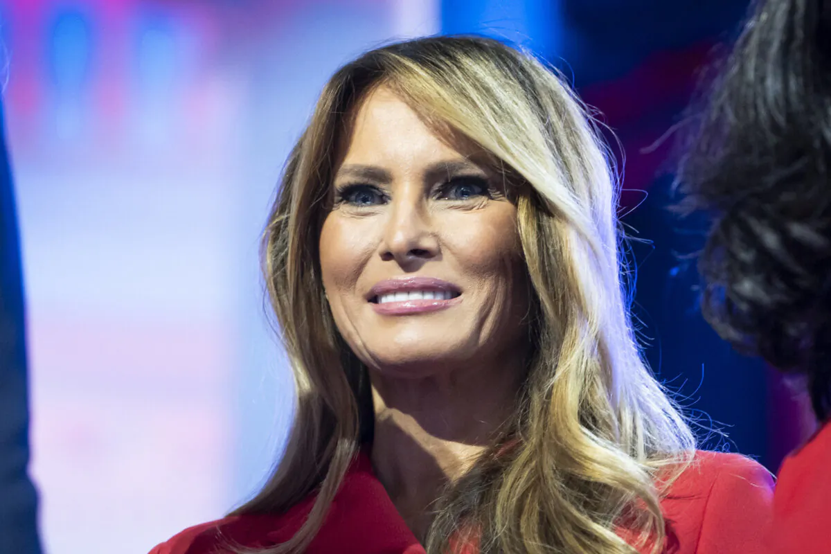 Former First Lady Melania Trump attends the fourth day of the Republican National Convention (RNC) in Milwaukee, Wis., on July 18, 2024. (Madalina Vasiliu/The Epoch Times)