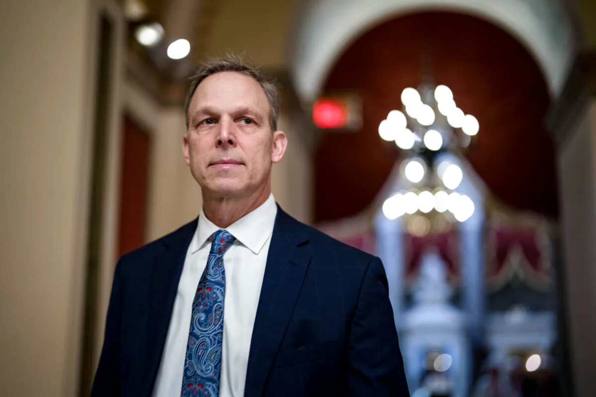 Rep. Scott Perry (R-Pa.) walks through the U.S. Capitol in Washington on Jan. 12, 2024. (Kent Nishimura/Getty Images)