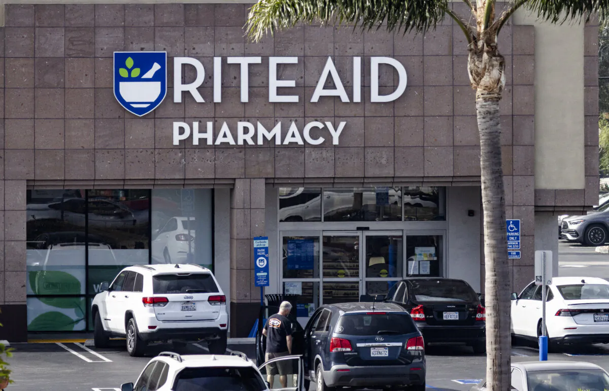A Rite Aid in Costa Mesa, Calif., on Oct. 18, 2023. (John Fredricks/The Epoch Times)