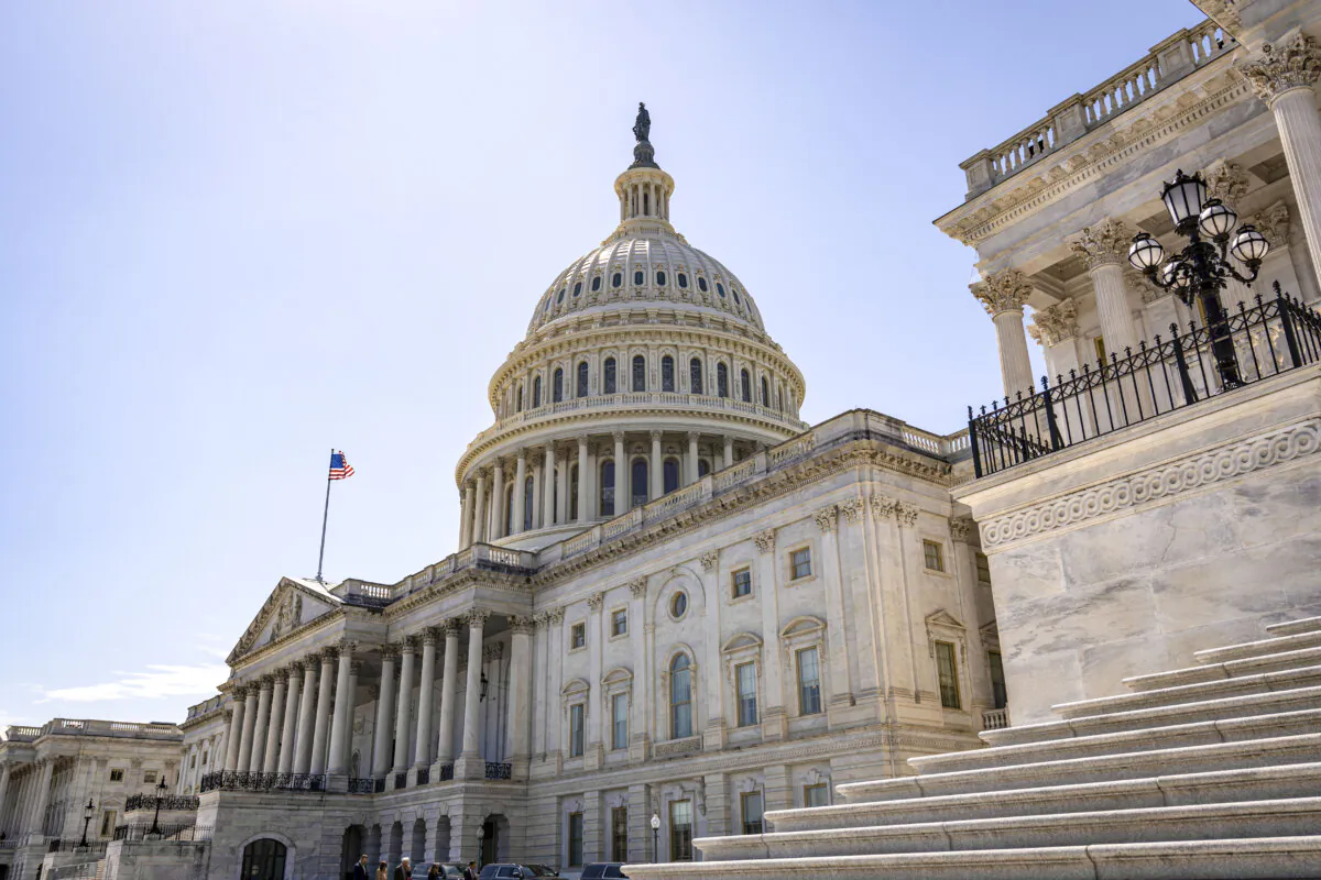 The U.S. Capitol building in Washington on April 8, 2024. (Madalina Vasiliu/The Epoch Times)