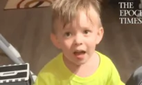 Little Boy Got Mad Because He Didn’t Get a Goodbye Kiss