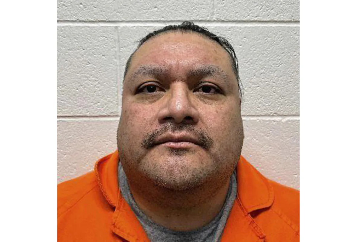 This April 18, 2024, photo released by the Utah Department of Corrections shows death row inmate Taberon Dave Honie, who was convicted of aggravated murder in the brutal stabbing of his girlfriend's mother. (Utah Department of Corrections via AP)