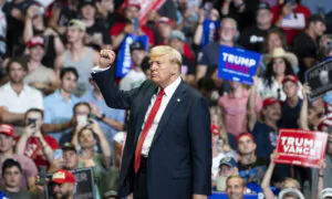 Trump Campaigns in Charlotte, North Carolina