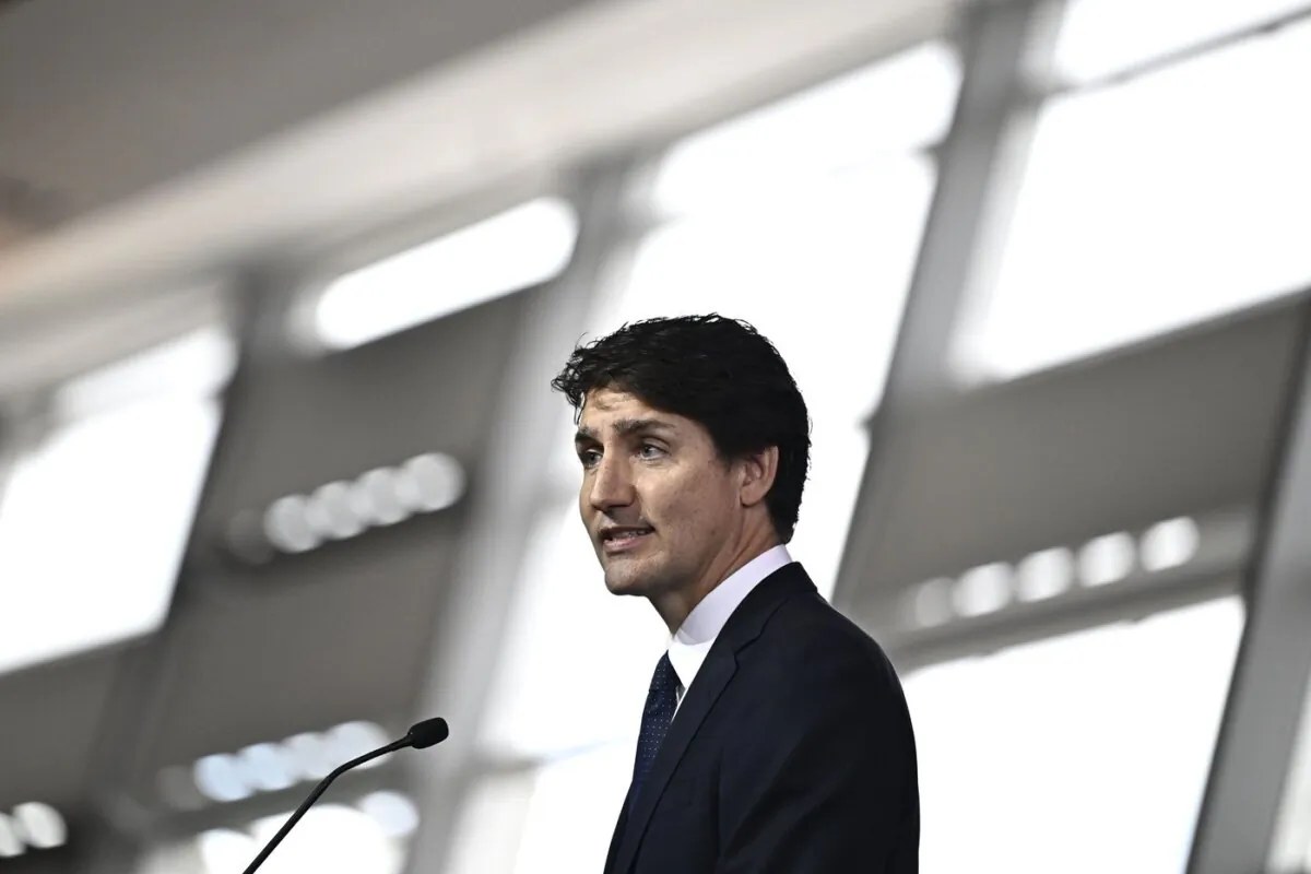 Prime Minister Justin Trudeau speaks at an event in Ottawa on July 18, 2024.  (The Canadian Press/Justin Tang)