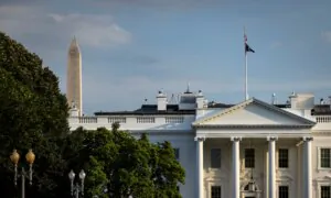View of the White House After Biden Announces End to Reelection Bid