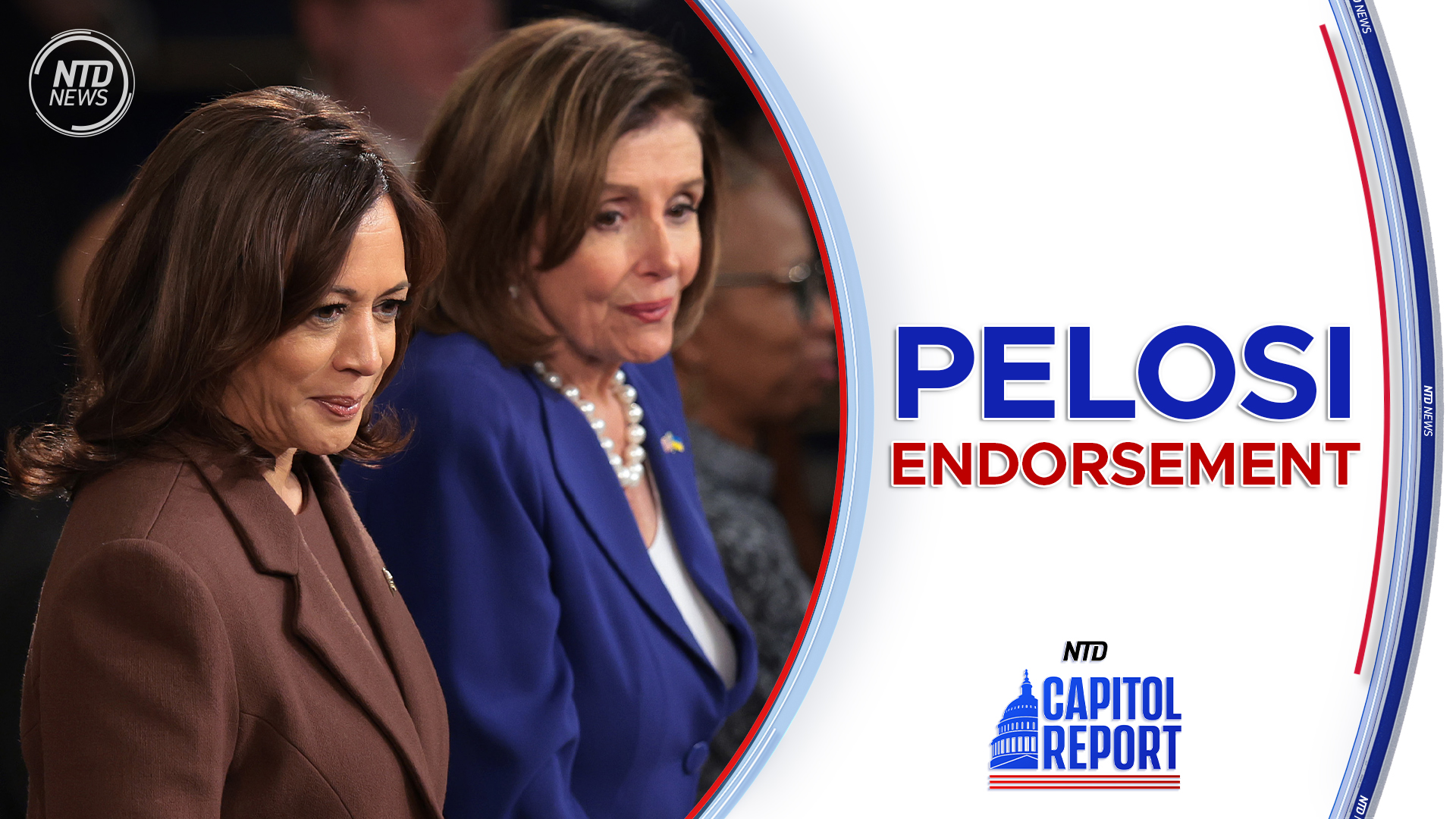 LIVE Pelosi Endorses Harris While Democrats Seek to Unify Heading Into