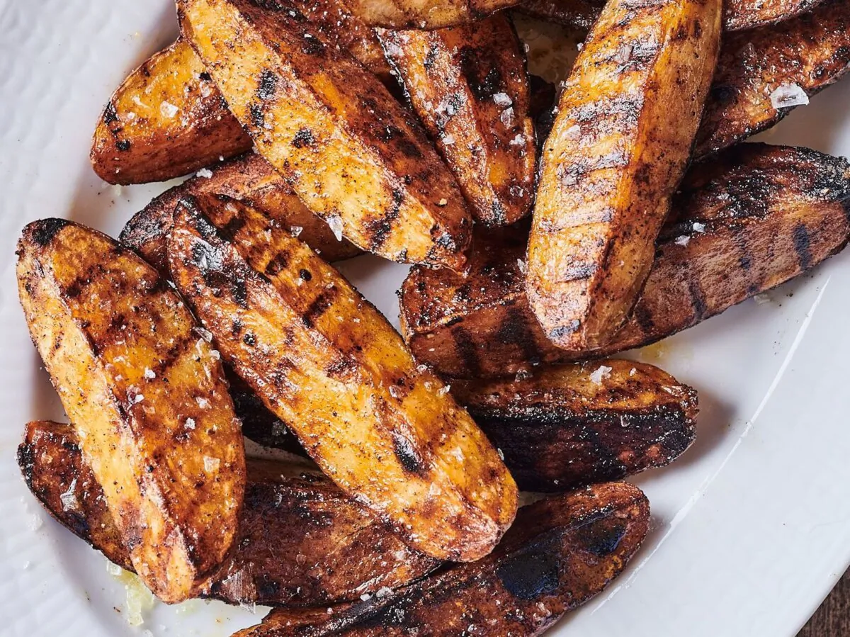 They're lightly charred and crispy on the outside, tender and creamy on the inside, and perfectly seasoned all over. (Joe Lingeman/TNS)