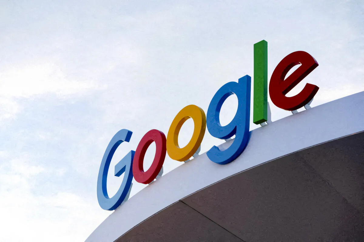 The Google logo in Las Vegas on Jan. 10, 2024. (Steve Marcus/Reuters)