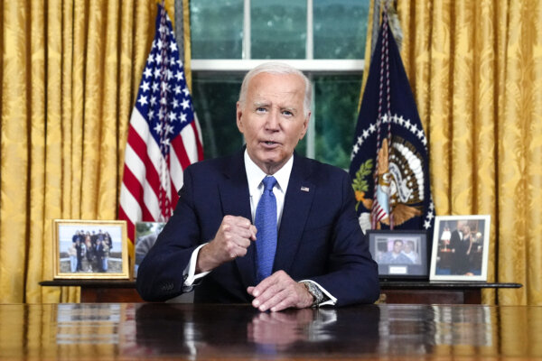 Biden Addresses Nation From Oval Office to Explain Why He Quit 2024 Race