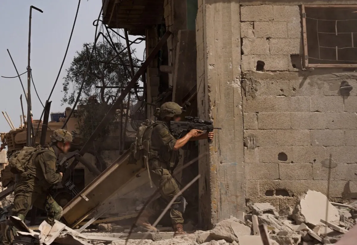 The Israeli army operates in the Gaza Strip on July 24, 2024. (Israel Defense Forces)