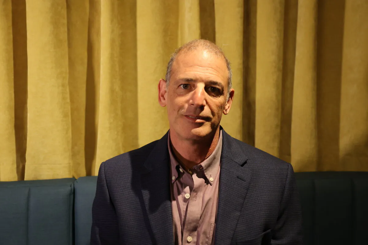 David Novack, director of the documentary, at Nova Cinema Prospect in Adelaide, Australia on July 23, 2024. (Yang Lu/The Epoch Times) 