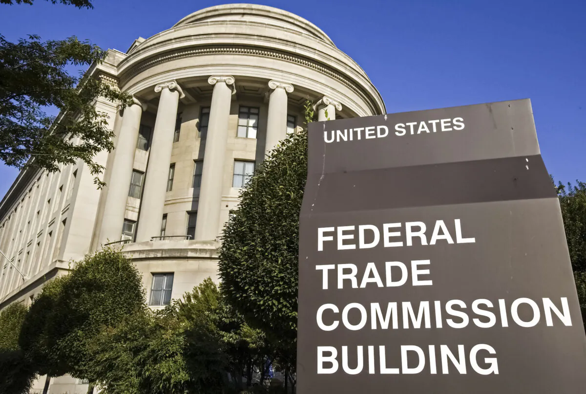 The Federal Trade Commission building in Washington on Sept. 19, 2006. (Paul J. Richards/AFP via Getty Images)