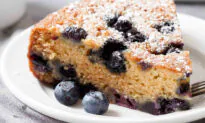 Blueberry Sour Cream Cake