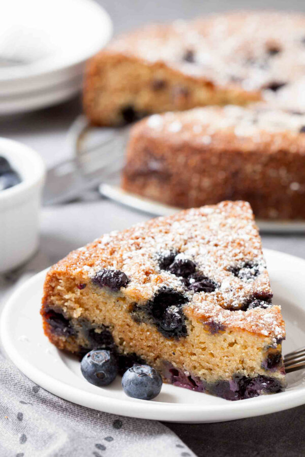 Blueberry Sour Cream Cake