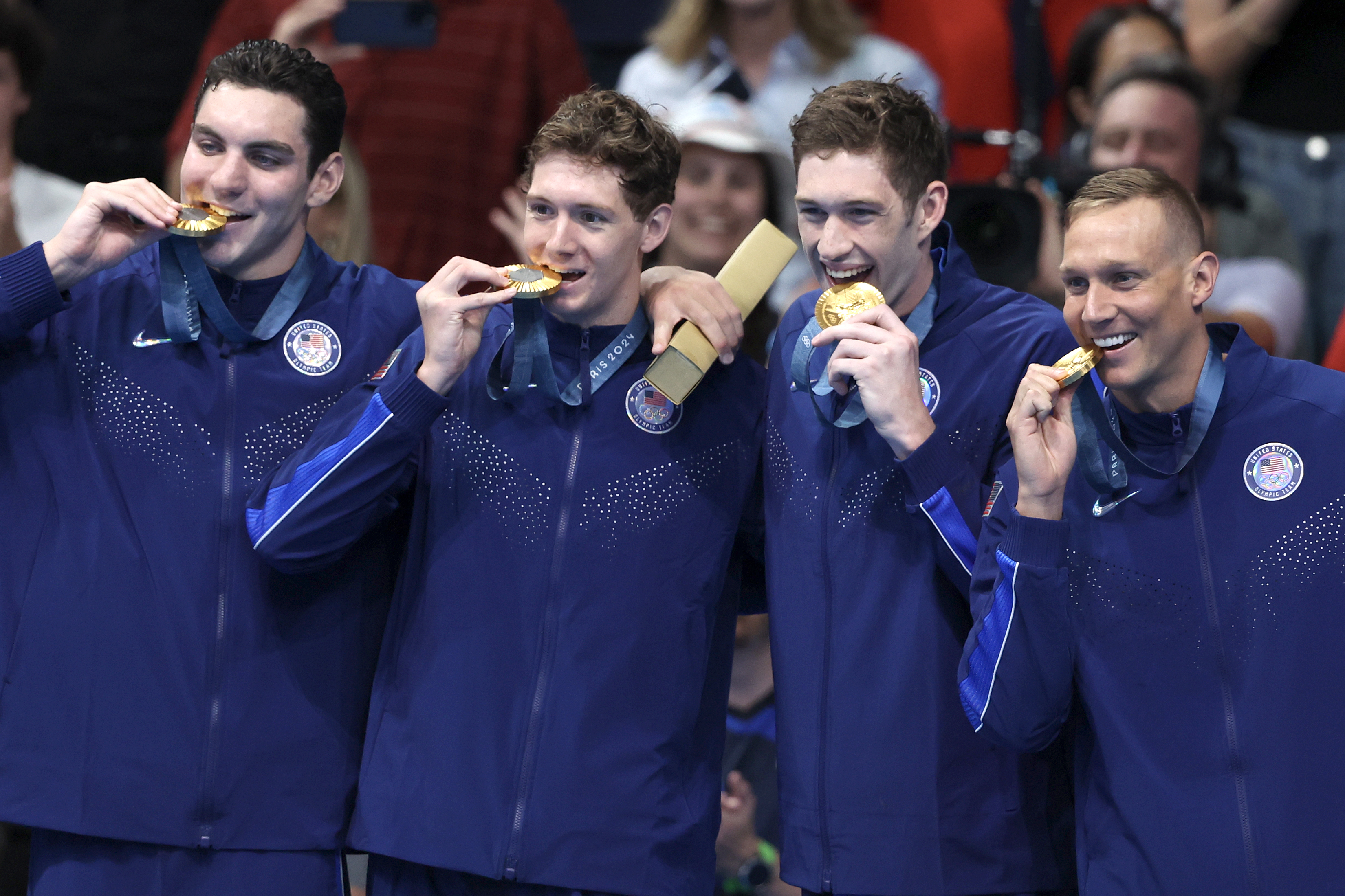 Paris Olympics: First Gold for US in Men’s Freestyle Relay