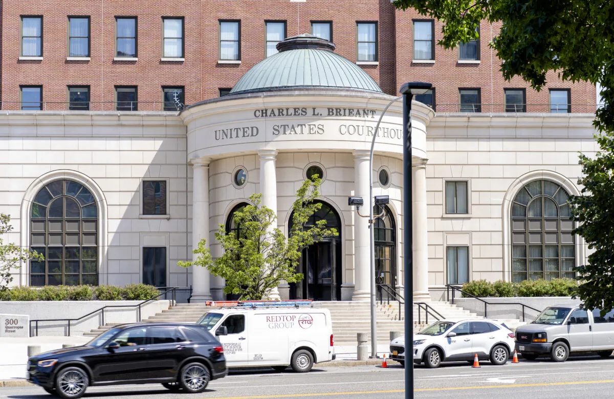U.S. District Court for the Southern District of New York in White Plains, N.Y., on July 16, 2024. (Cara Ding/The Epoch Times)