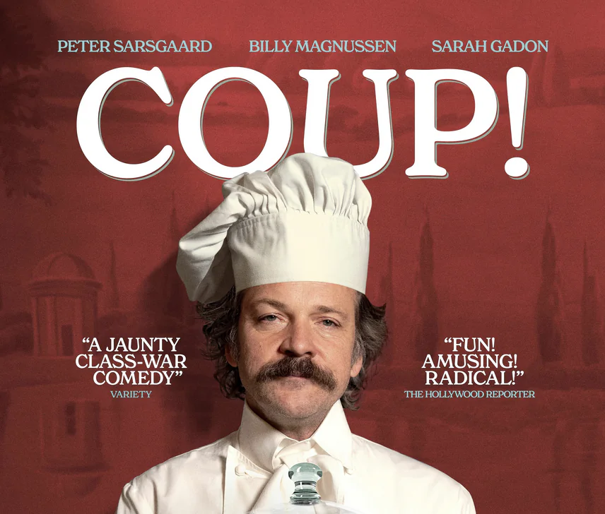 Floyd Monk (Peter Saarsgard) is a disruptive member of Mr. Horton's household staff in "Coup!" (Spencer Pazer/Greenwich Entertainment)