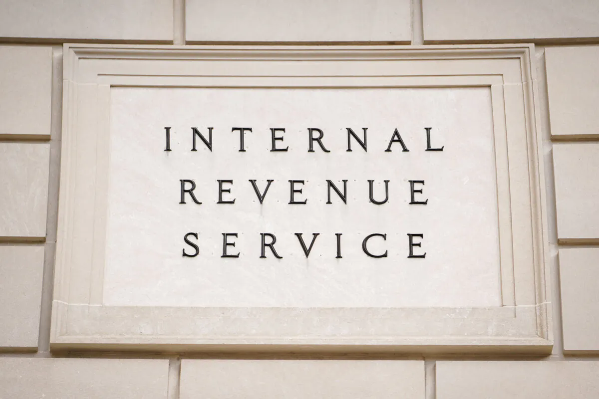 The Internal Revenue Service building in Washington on Oct. 16, 2023. (Madalina Vasiliu/The Epoch Times)
