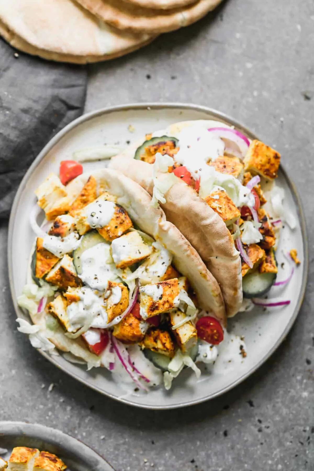 The author's family loves this chicken gyro recipe and they beg her to make it. (Courtesy of Lauren Allen)