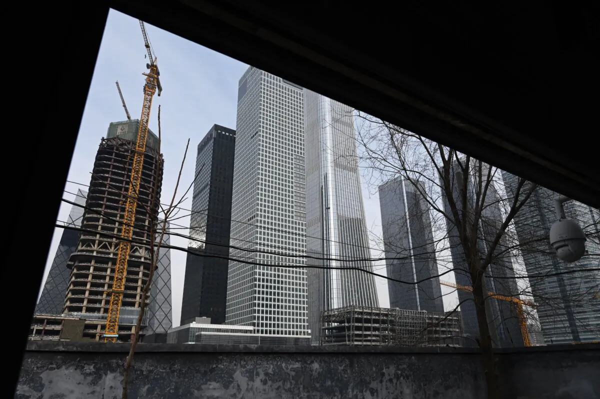 Skyscrapers are seen in Beijing's central business district on Jan. 18, 2019. (Greg Baker/AFP via Getty Images)