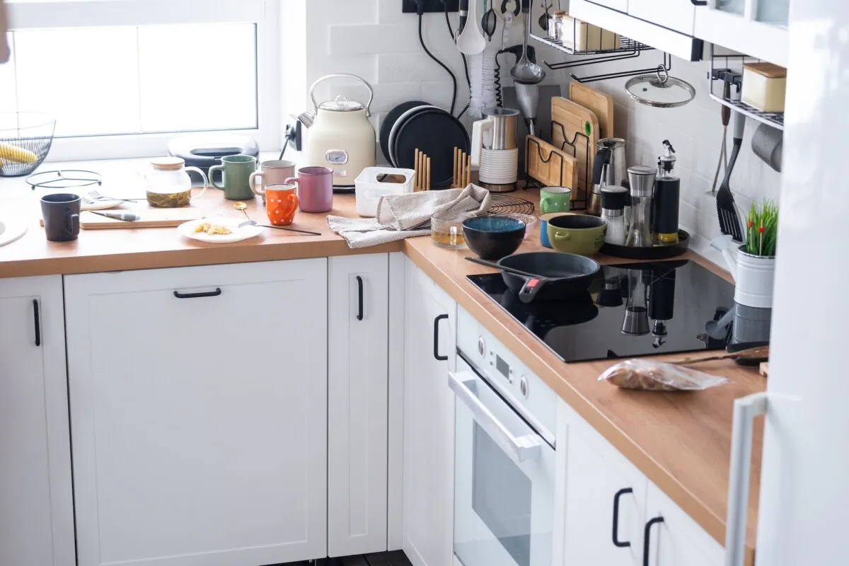 The kitchen is one place where you never want clutter. (Simol1407/Shutterstock)