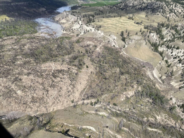 'Massive' BC Landslide Clogging River Expected to Burst in Next 24 to 48 Hours