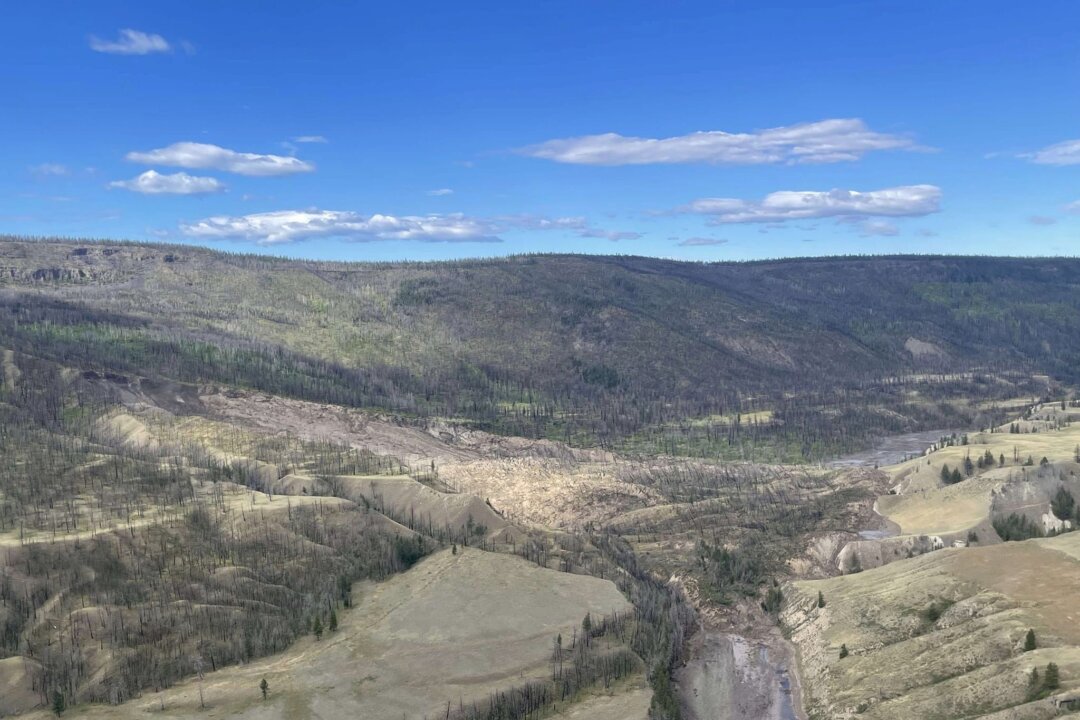 Landslide in BC