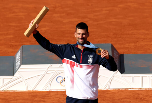 Novak Djokovic Wins His First Olympic Gold Medal by Beating Carlos Alcaraz