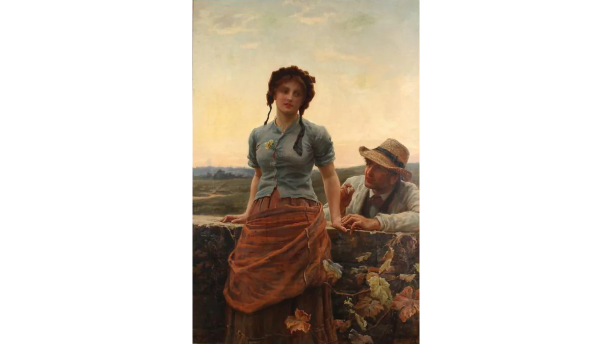 "The Proposal," by Frederick Morgan. O. Henry's short story explains how sincerity will win a lady's heart. (Art Renewal)