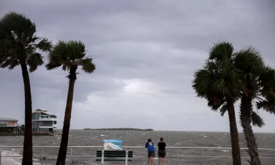View of Florida After Hurricane Debby Touched Down