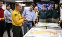 Trudeau Meets Officials, Evacuees Following Jasper Wildfire