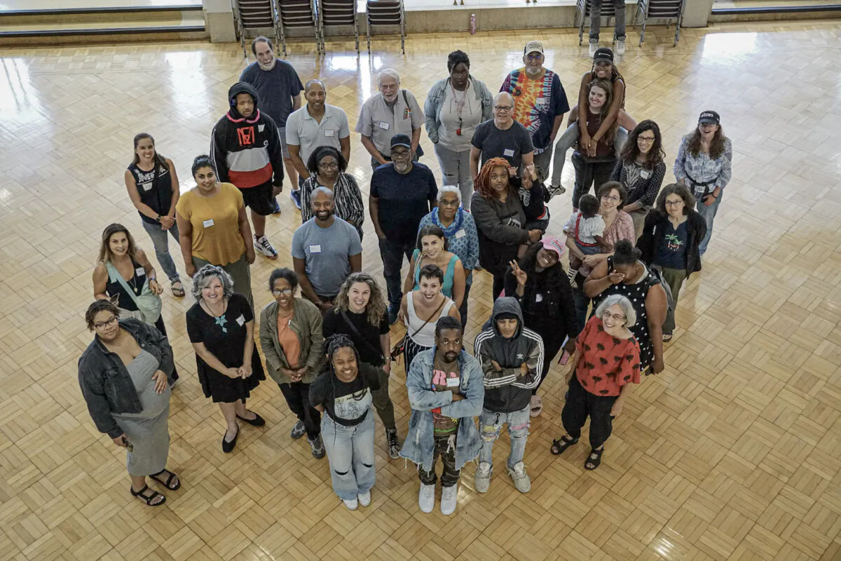 Mentors and teens at the DCFYI annual birthday party on June 24, 2023. (Courtesy of Paul Laurenza)