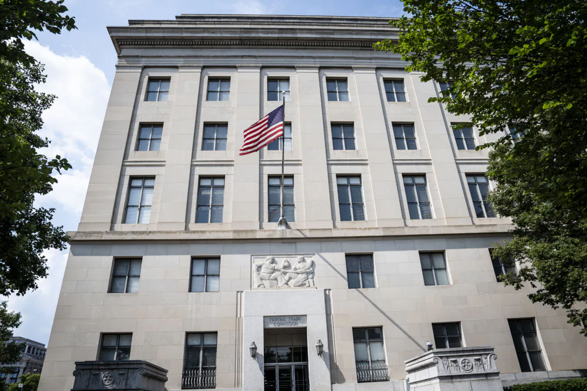 The Federal Trade Commission (FTC) in Washington on Aug. 6, 2024. (Madalina Vasiliu/The Epoch Times)
