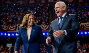 Harris and Running Mate Tim Walz Campaign in Detroit