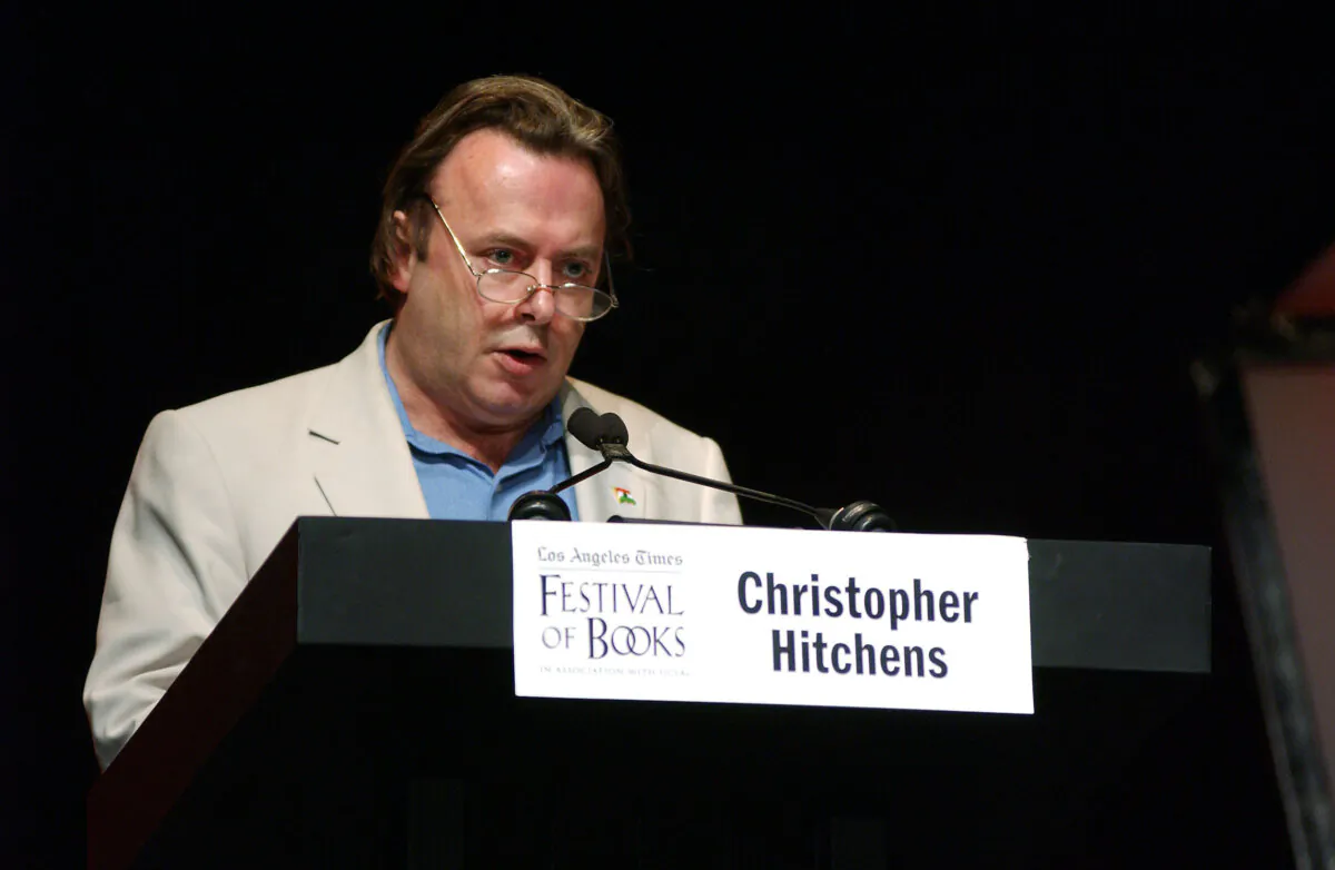 Writer Christopher Hitchens at the 9th Annual LA Times Festival of Books on April 25, 2004. (Amanda Edwards/Getty Images) The writer-journalist wrote an essay on freedom of expression in 2009.