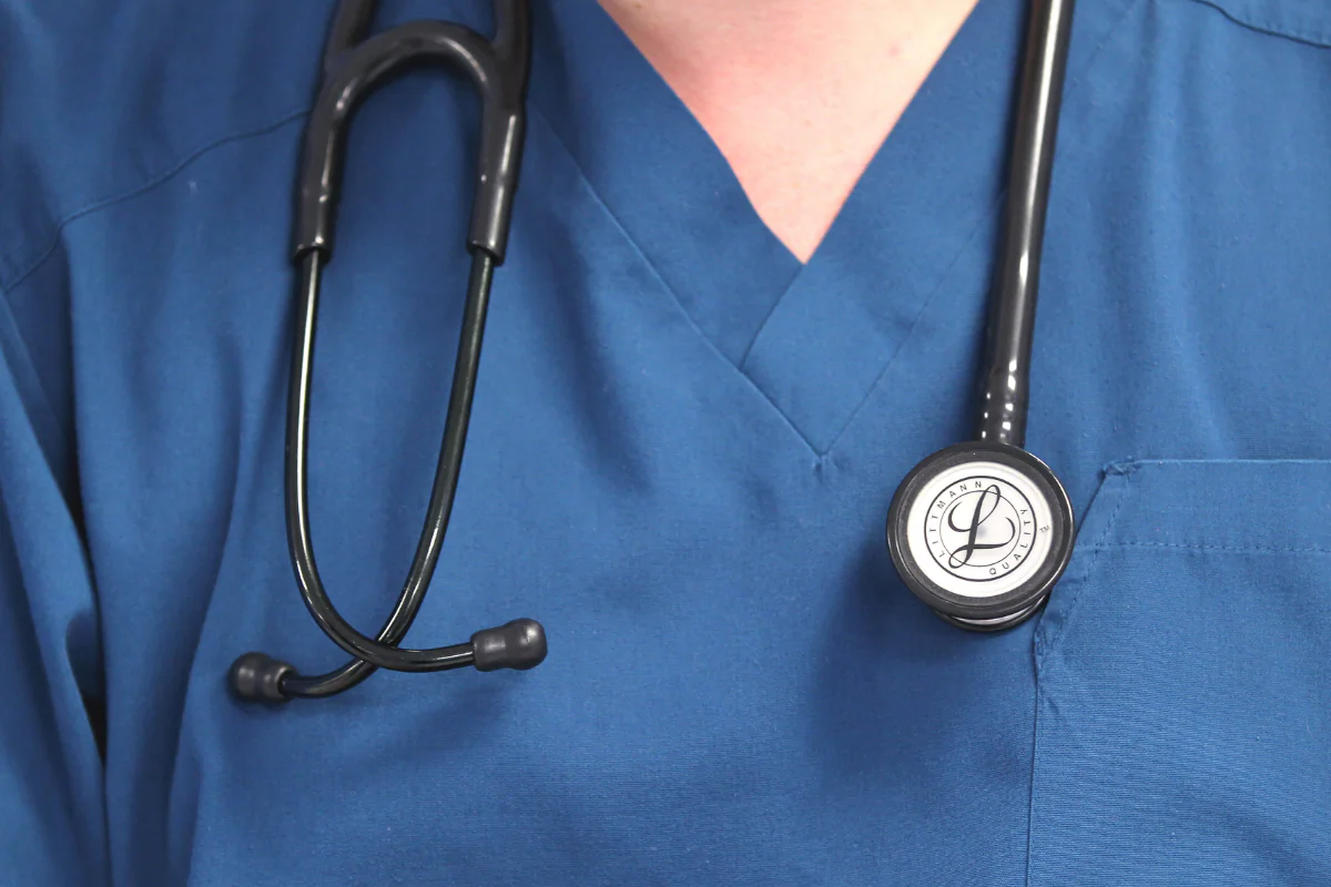 Undated file photo shows a doctor holding a stethoscope. (Lynne Cameron/PA Wire)