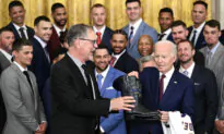 Biden Welcomes Texas Rangers to White House
