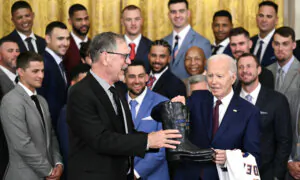 Biden Welcomes Texas Rangers to White House