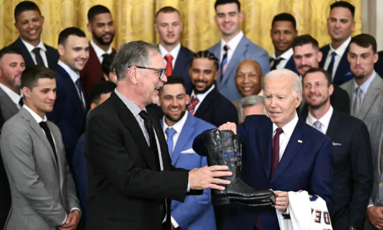 Biden Welcomes Texas Rangers to White House