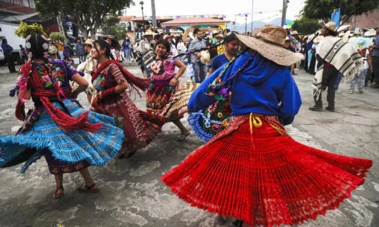 Indigenous Peoples Rally With Dancing and Music in Mexico City
