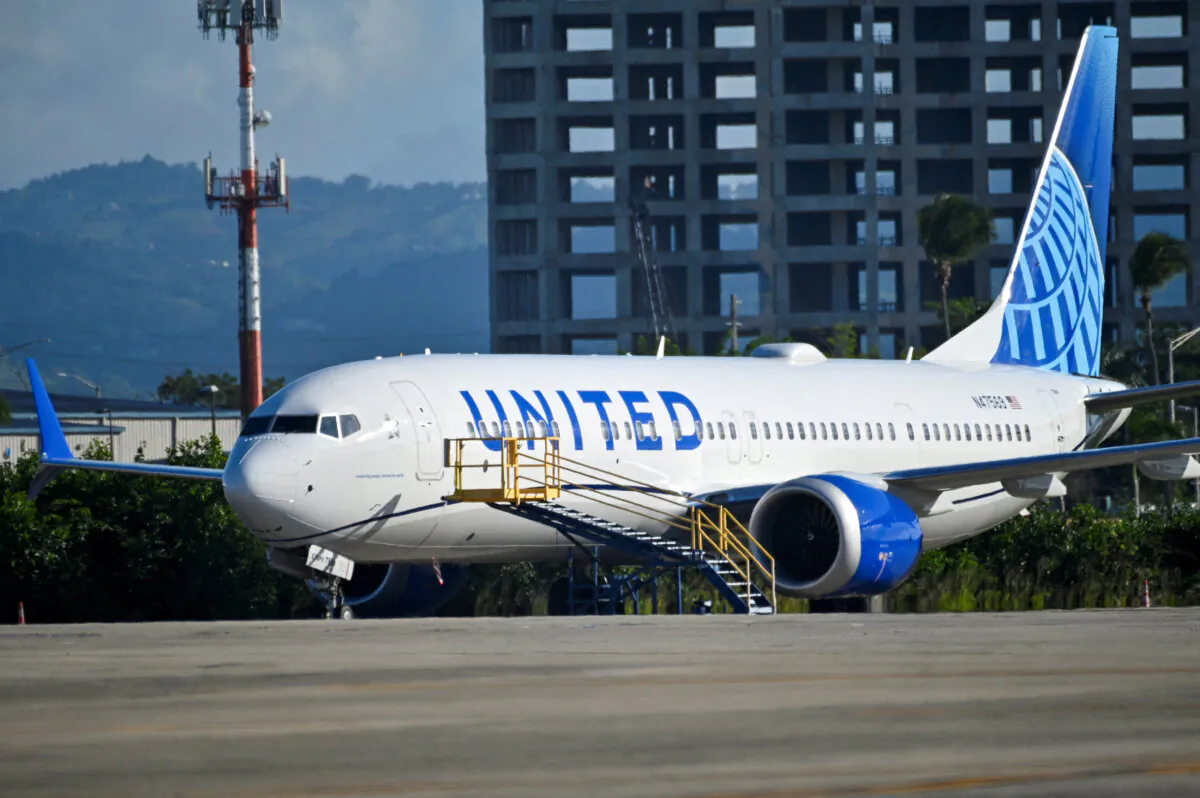 A United Airlines Boeing 737 MAX 9 jetliner, January 7, 2024. (REUTERS/Miguel J. Rodriguez Carrillo)