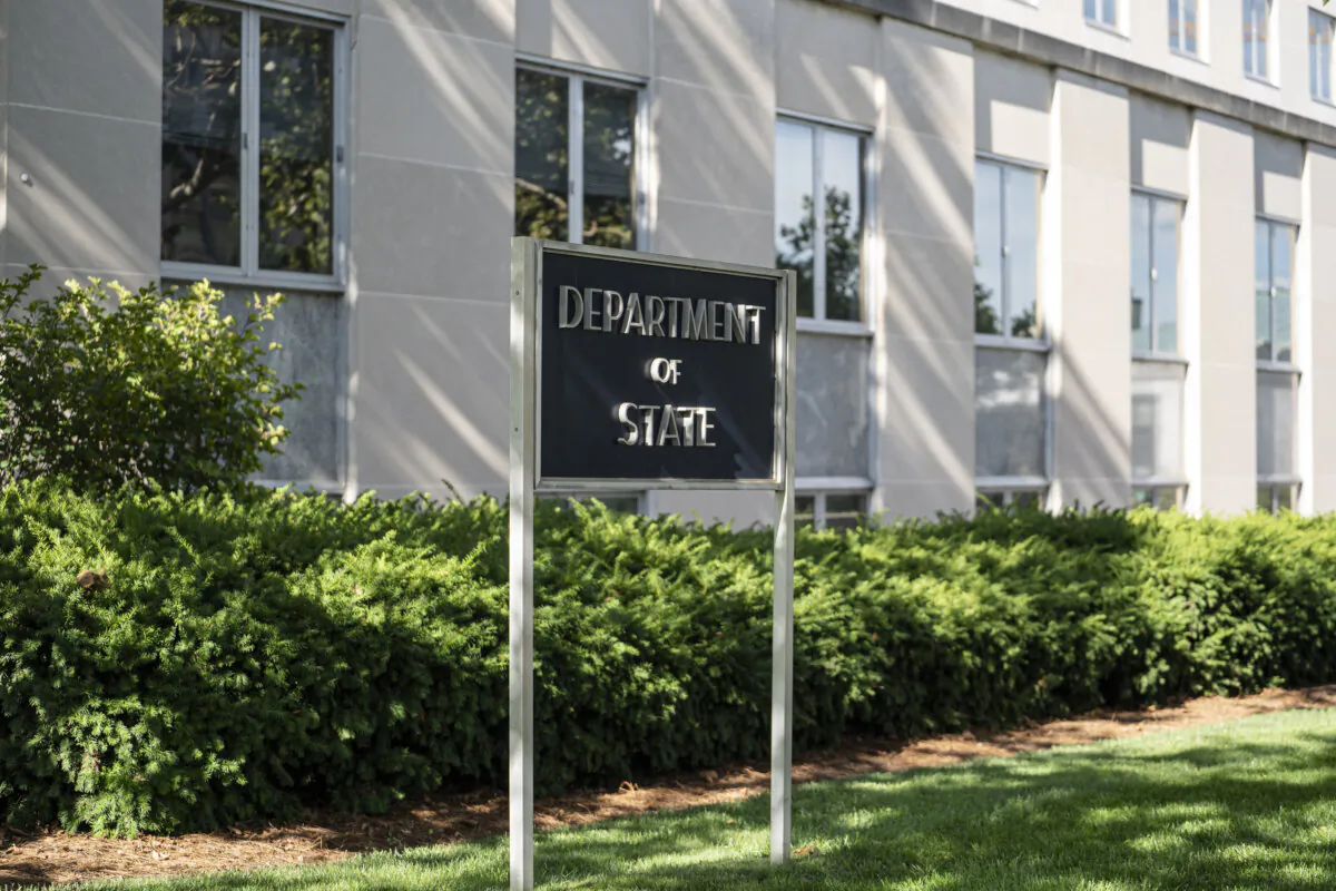 The U.S. Department of State in Washington on Aug. 12, 2024. (Madalina Vasiliu/The Epoch Times)