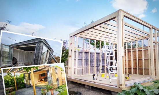 Couple Transform Yard Plot Into Sleek Garden Office Using Dumpster Contents—Save $30,000 Upcycling