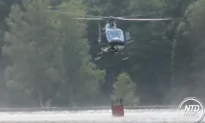 Helicopters Deployed to Help Fight Wildfire at National Park in Bosnia